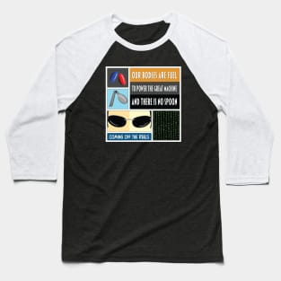 The Matrix Haiku Art Baseball T-Shirt